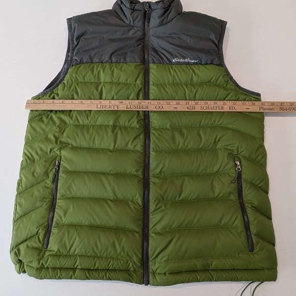 Eddie Bauer Down Puffer Vest Men's XLT - Picture 9 of 10